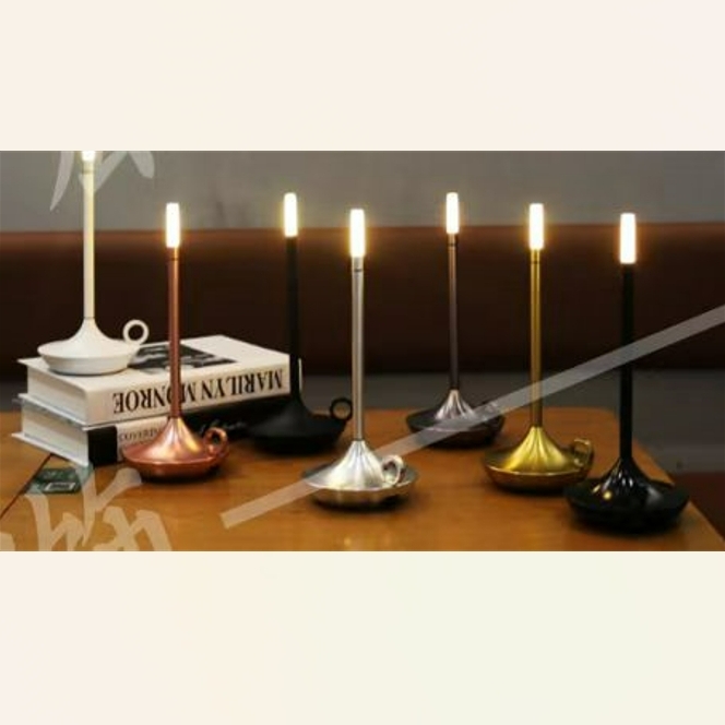 Metal Art Candle Lamp