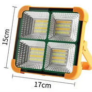 Waterproof Outdoor Quad-Head LED Floodlight