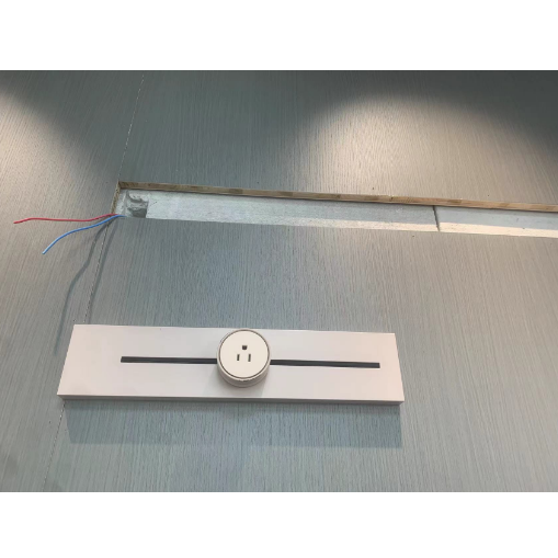 Mobile rail socket for wine cabinet and bar counter