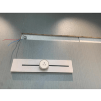 Mobile rail socket for wine cabinet and bar counter