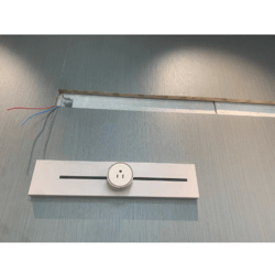 Mobile rail socket for wine cabinet and bar counter