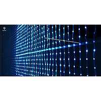 LED Fishnet Grid Colorful Flashing String Lights