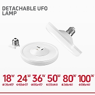 Microwave induction embedded LED UFO Lamp