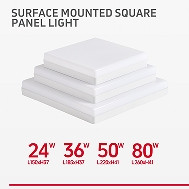 Simple home bedroom flat panel light