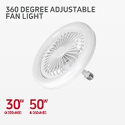 Household simple atmospheric fan lamp
