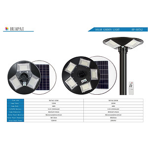 Solar Outdoor Round UFO Light