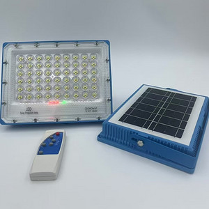 Solar outdoor emergency floodlights