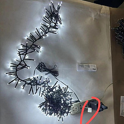 Plugged in warm white string light