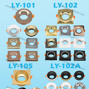 101 102 102A 103 105  Series GU10 Frame Fixture