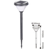 Solar panel top lawn lamp