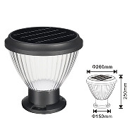 Outdoor grape-trellis solar garden lamp