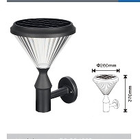 Solar garden balcony wall lamp