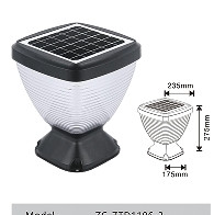 Cylindrical lamp with circular arc corrugation