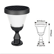 Outdoor courtyard stereoscopic stigma lamp