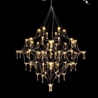 Villa duplex living room crystal chandelier
