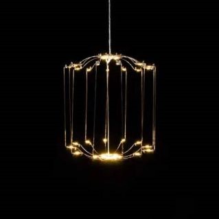 Scandinavian modern minimalist crystal chandelier