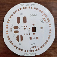 58mm round downlight wickboard