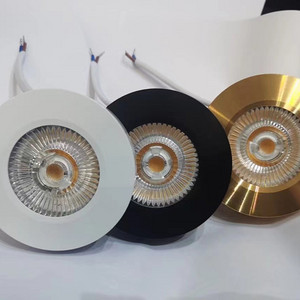 Ceiling recessed tricolor shell spotlights