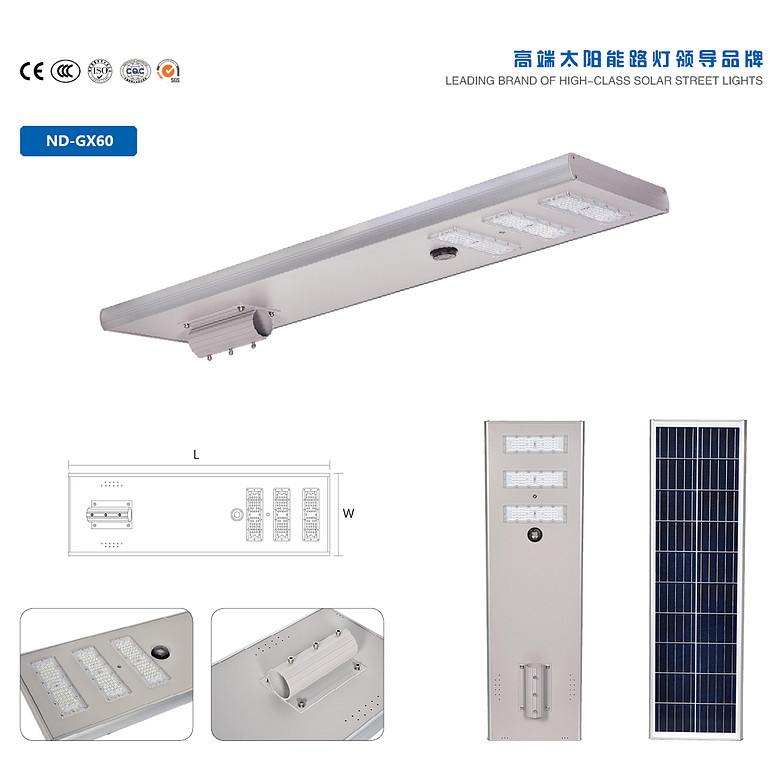 Solar LED outdoor street lights