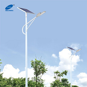 Solar bare panel outdoor street lights