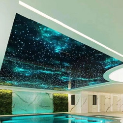 蓝色星空天花板顶灯