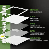 LED integrated ceiling light purification light panel light