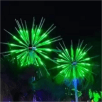 Brilliant LED fireworks landscape light