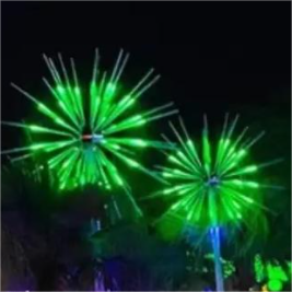 Brilliant LED fireworks landscape light