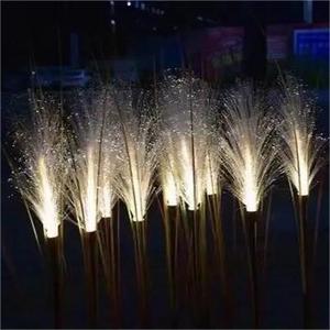 Simulated reed light fiber landscape light