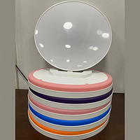 Colored circular LED ceiling light