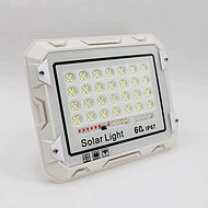 Solar outdoor floodlights