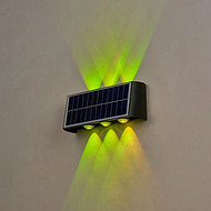 Solar outdoor green wall lamp