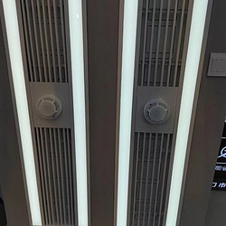 Embedded air conditioning vent with LED lights