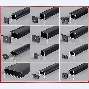 Aluminum slot for LED point light source