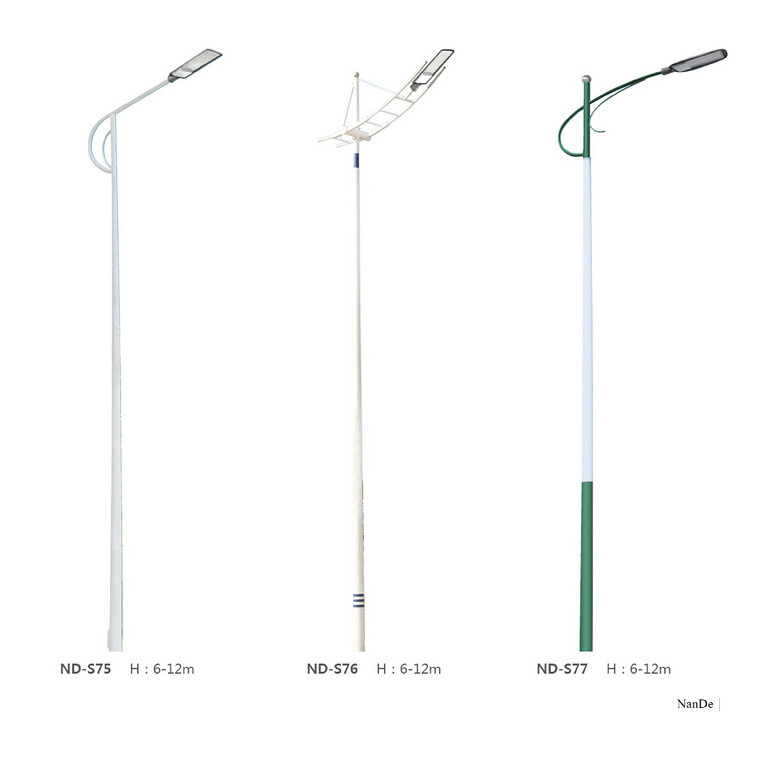 Minimalist modern LED street lights