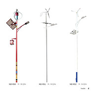 Solar and wind complementary street lights