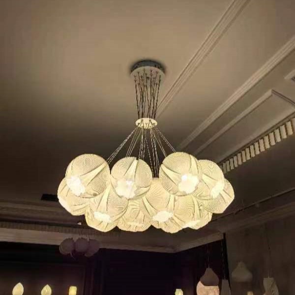 Nordic living room light luxury chandelier design sense