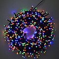 Colored bubble ball light string