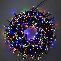 Colored bubble ball light string