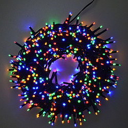 Colored bubble ball light string