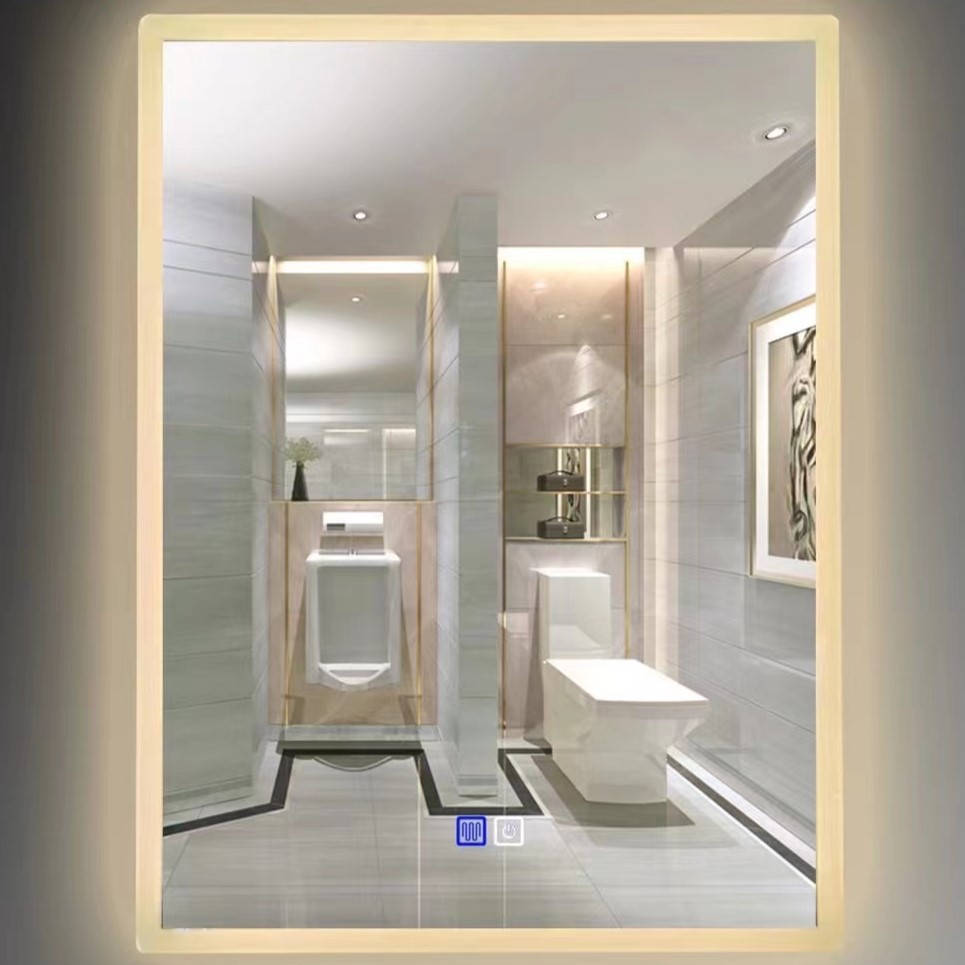 Light luxury vertical screen bathroom mirror lamp