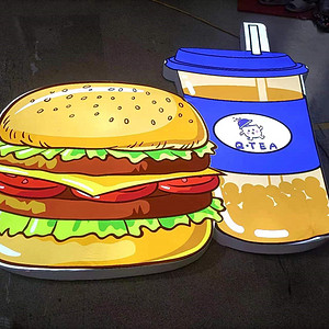 Catering advertising LED light box