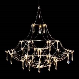French style light luxury villa crystal chandelier
