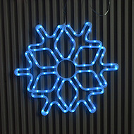 Simple and fashionable snowflake landscape light