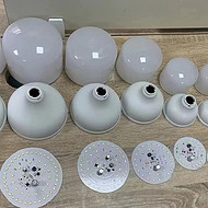 Plastic-clad aluminum-style DOB bulbs