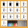 Colorful Mini Embedded LED Underground Light