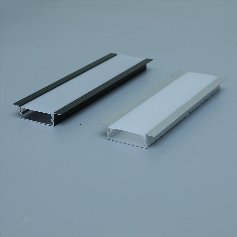 Ultra thin embedded aluminum light groove