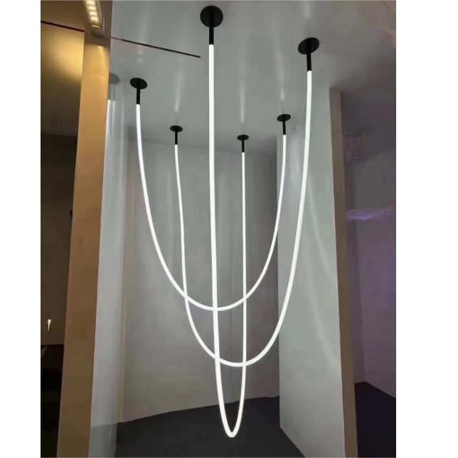 Nordic style minimalist strip lights