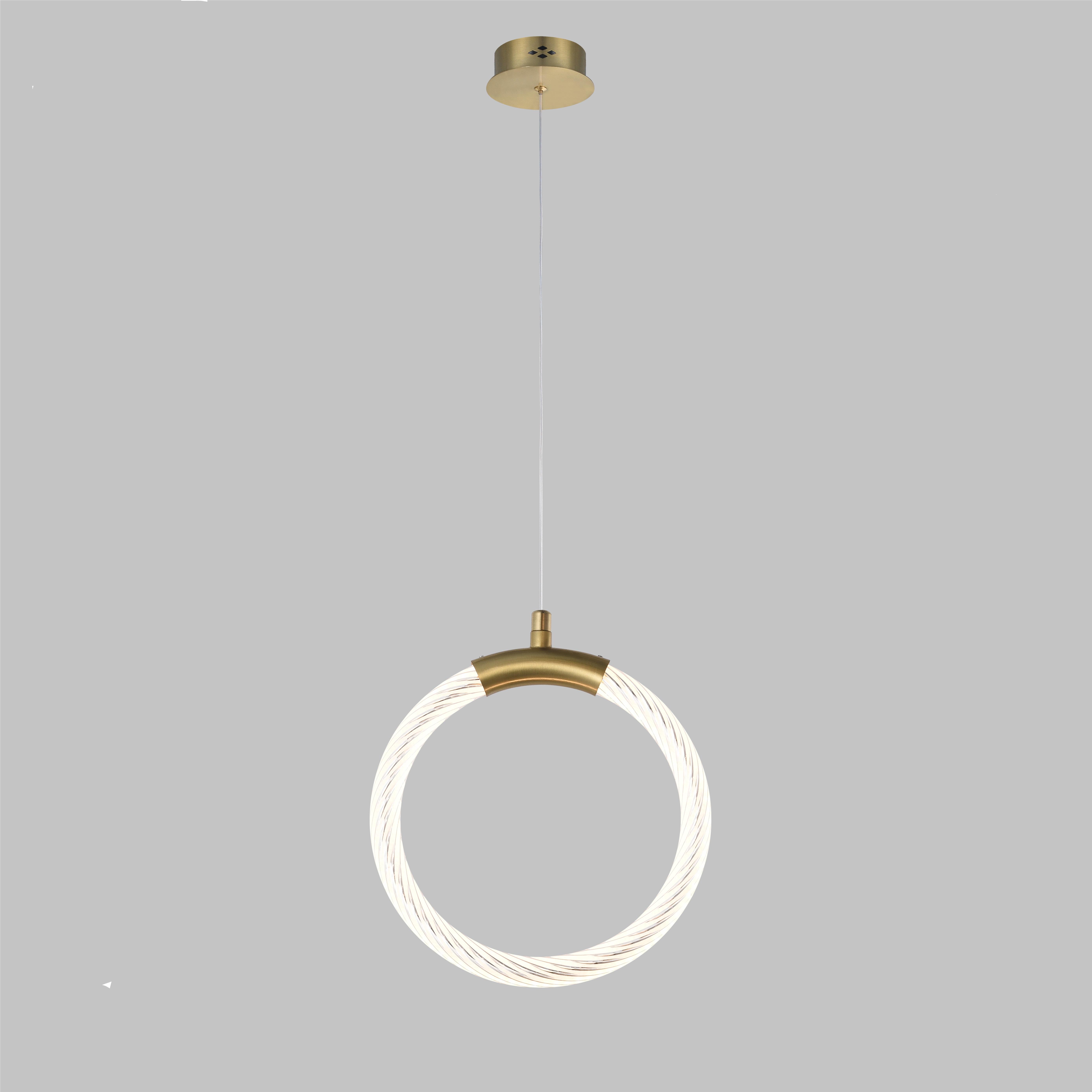 Minimalist circular bedroom chandelier