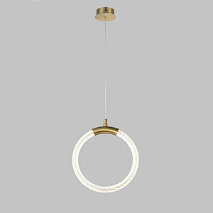 Minimalist circular bedroom chandelier